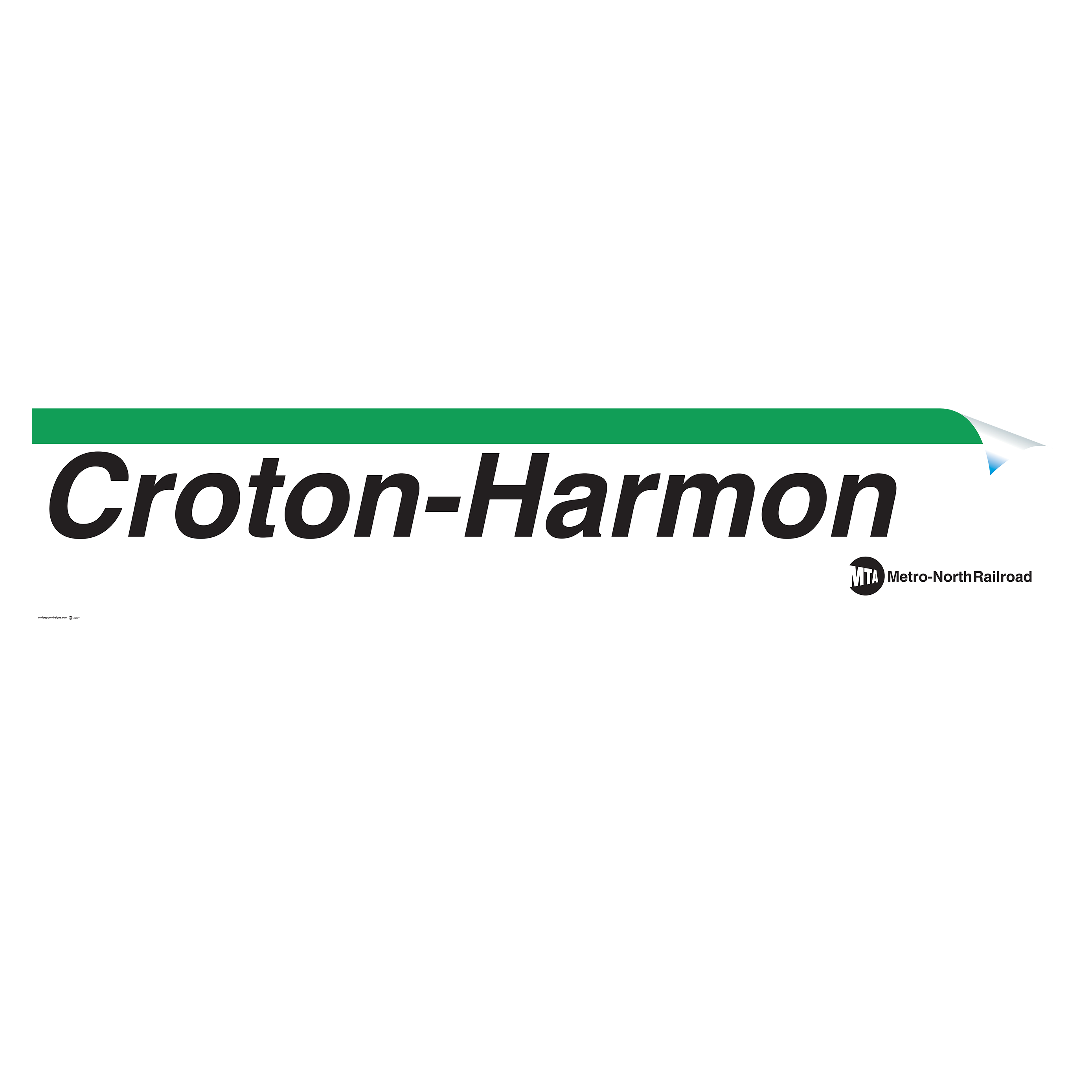 Croton-Harmon Sign