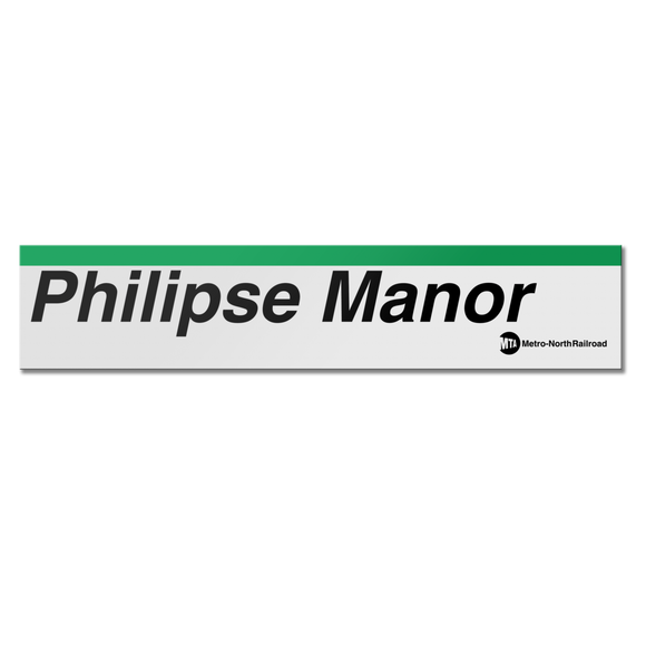 Philipse Manor Sign