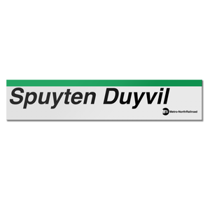 Spuyten Duyvil Sign