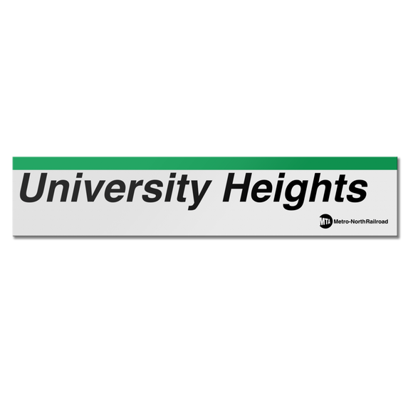 University Heights Sign