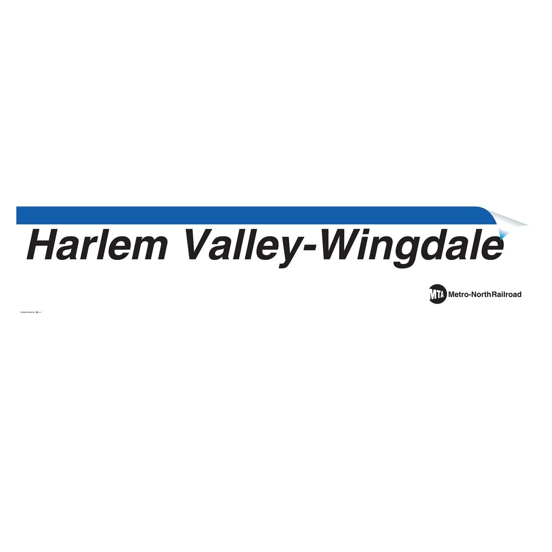 Harlem Valley-Wingdale Sign