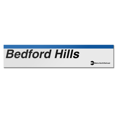 Bedford Hills Sign