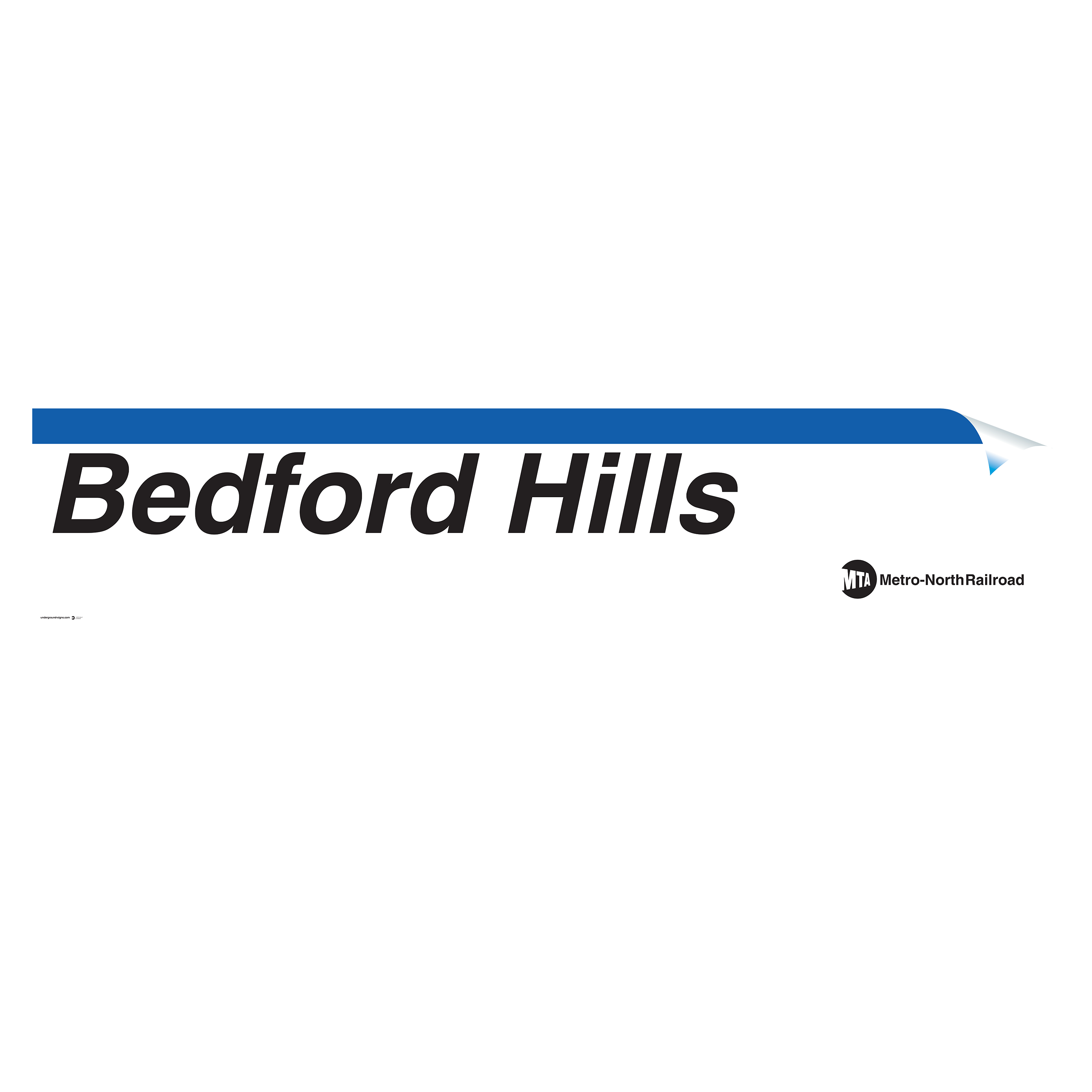 Bedford Hills Sign