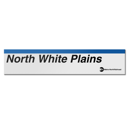 North White Plains Sign