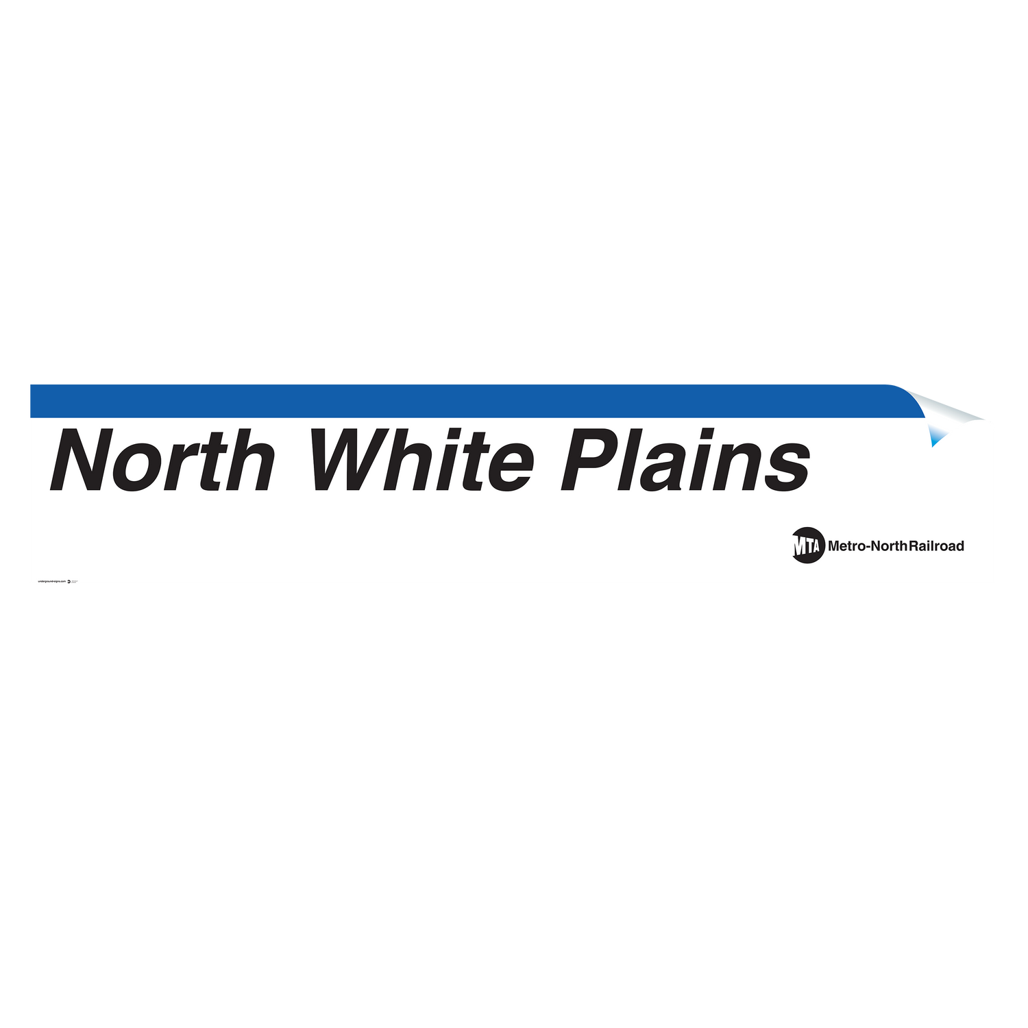 North White Plains Sign