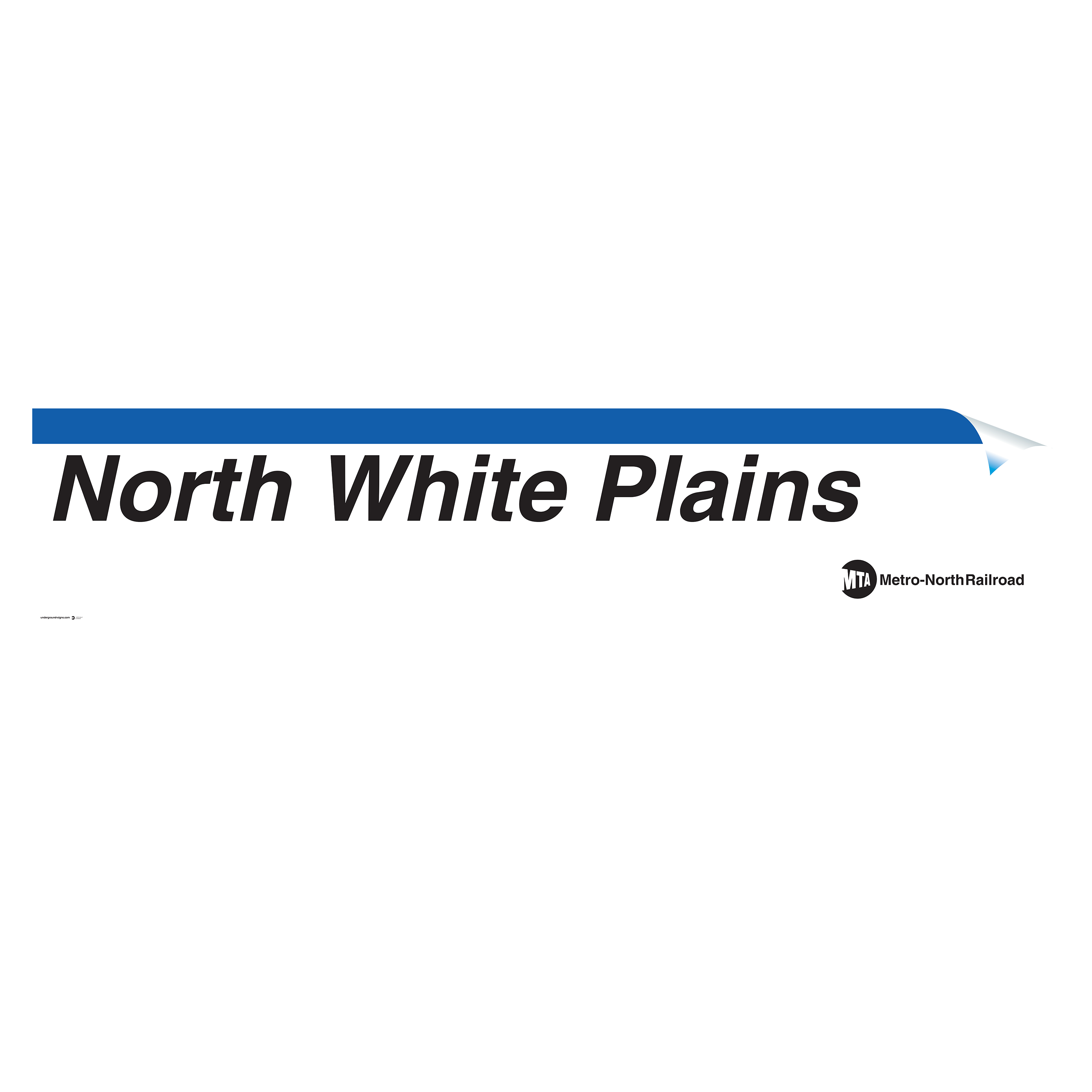 North White Plains Sign