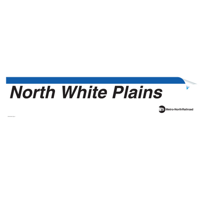 North White Plains Sign