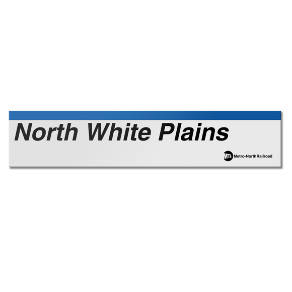 North White Plains Sign