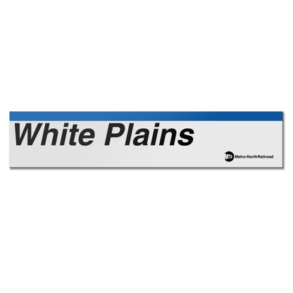 White Plains Sign