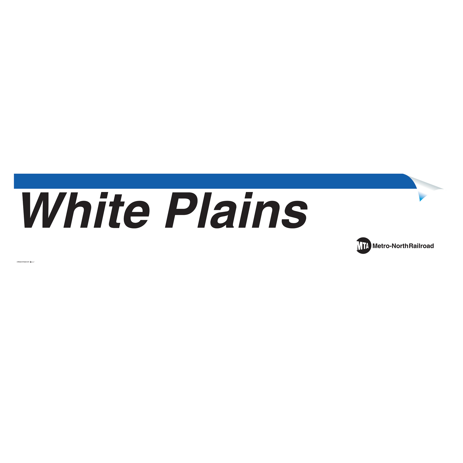 White Plains Sign