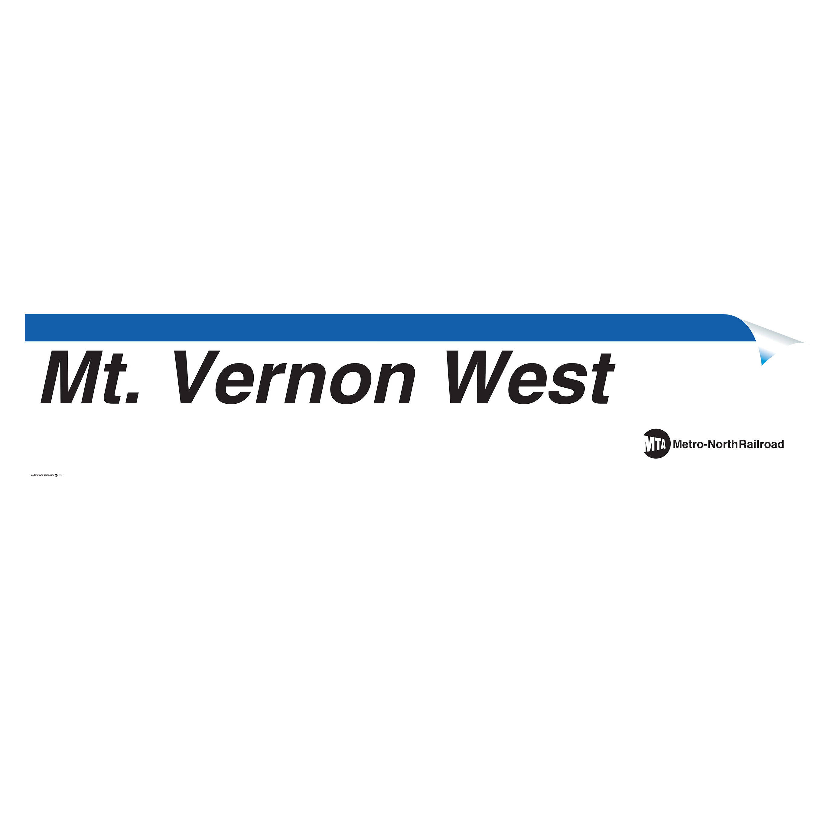 Mount Vernon West Sign