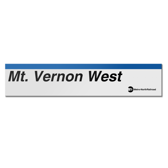 Mount Vernon West Sign