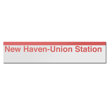 New Haven - Union Station Sign