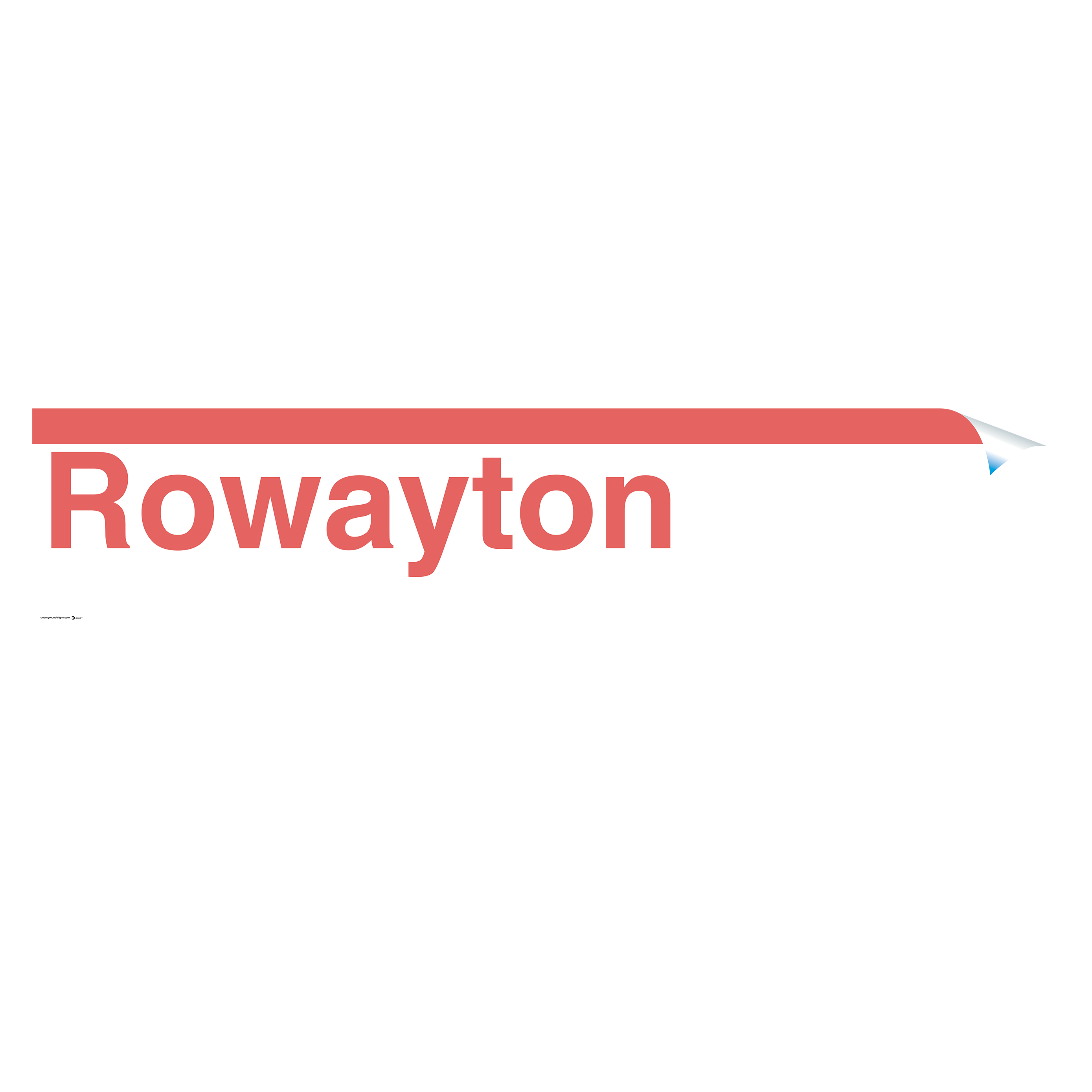 Rowayton Sign