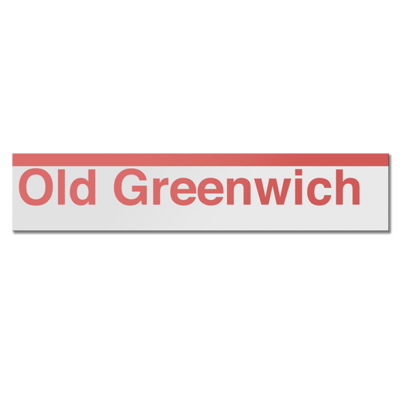 Old Greenwich Sign