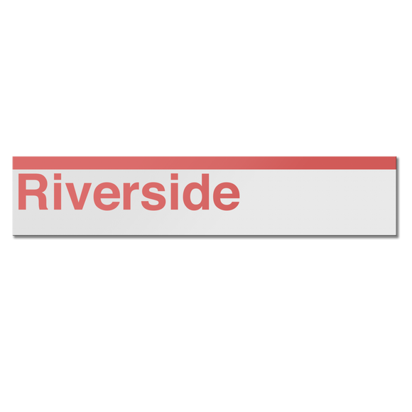 Riverside Sign