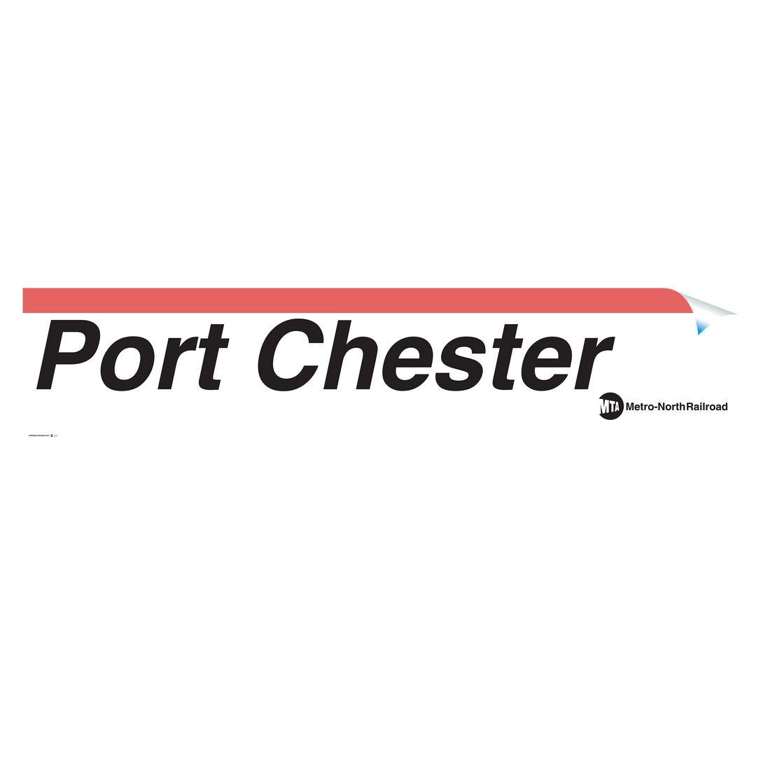 Port Chester Sign