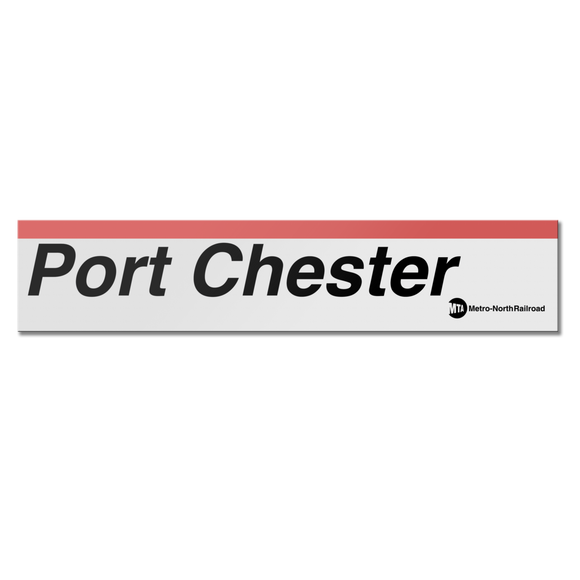 Port Chester Sign