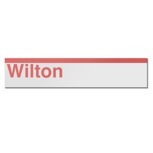 Wilton Sign