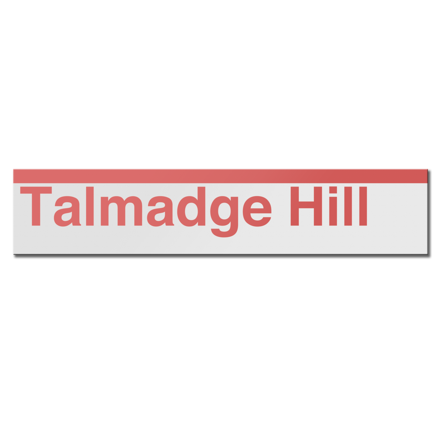 Talmadge Hill Sign