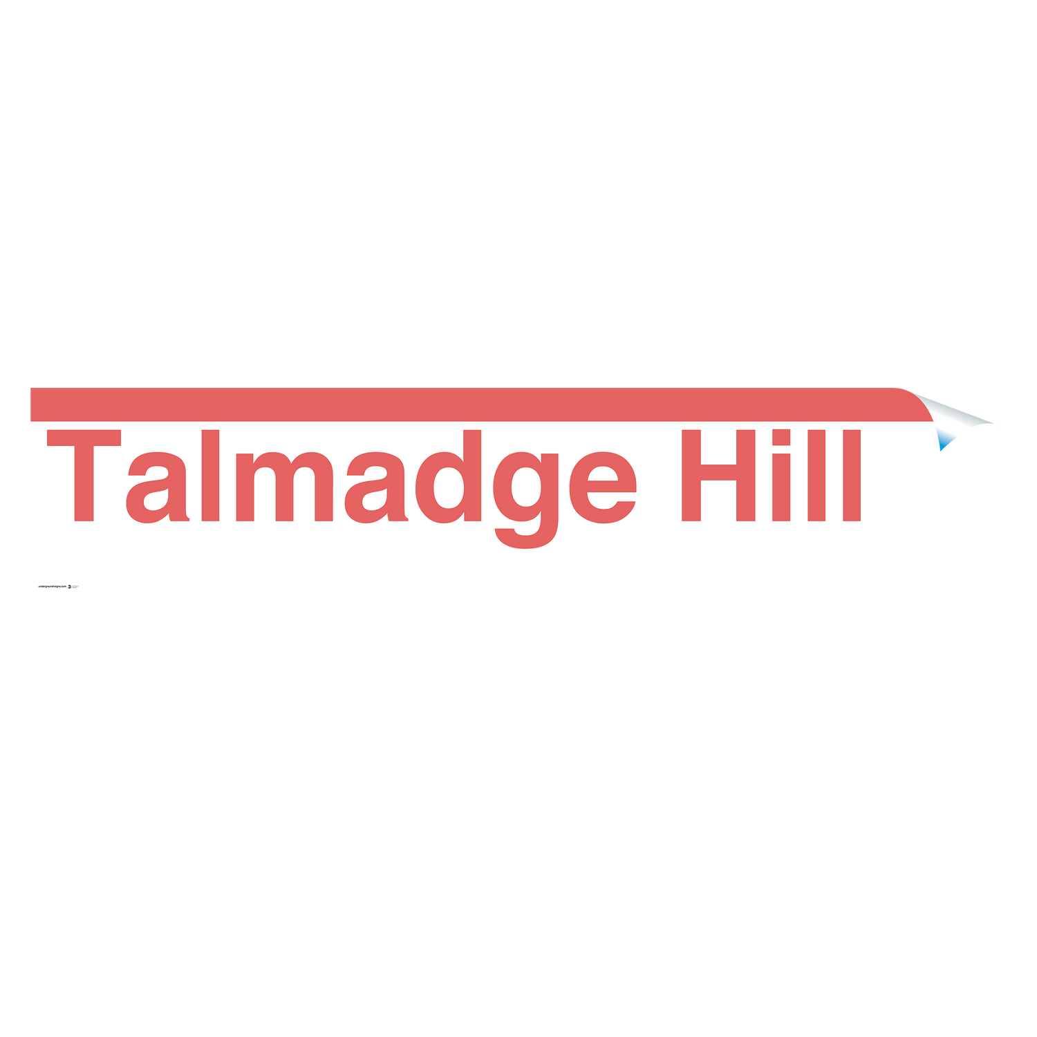 Talmadge Hill Sign