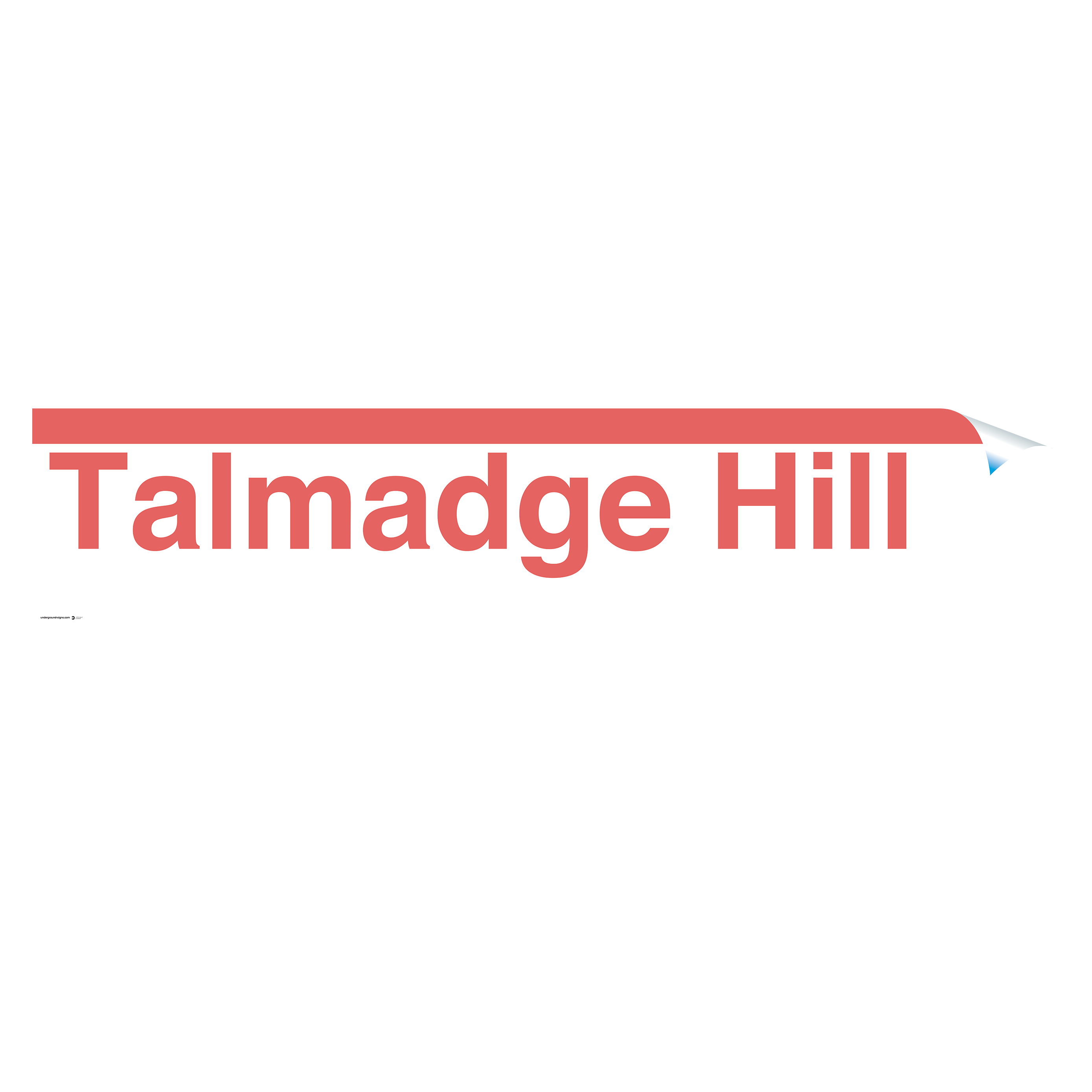 Talmadge Hill Sign