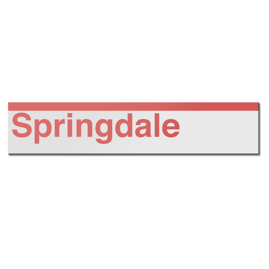 Springdale Sign