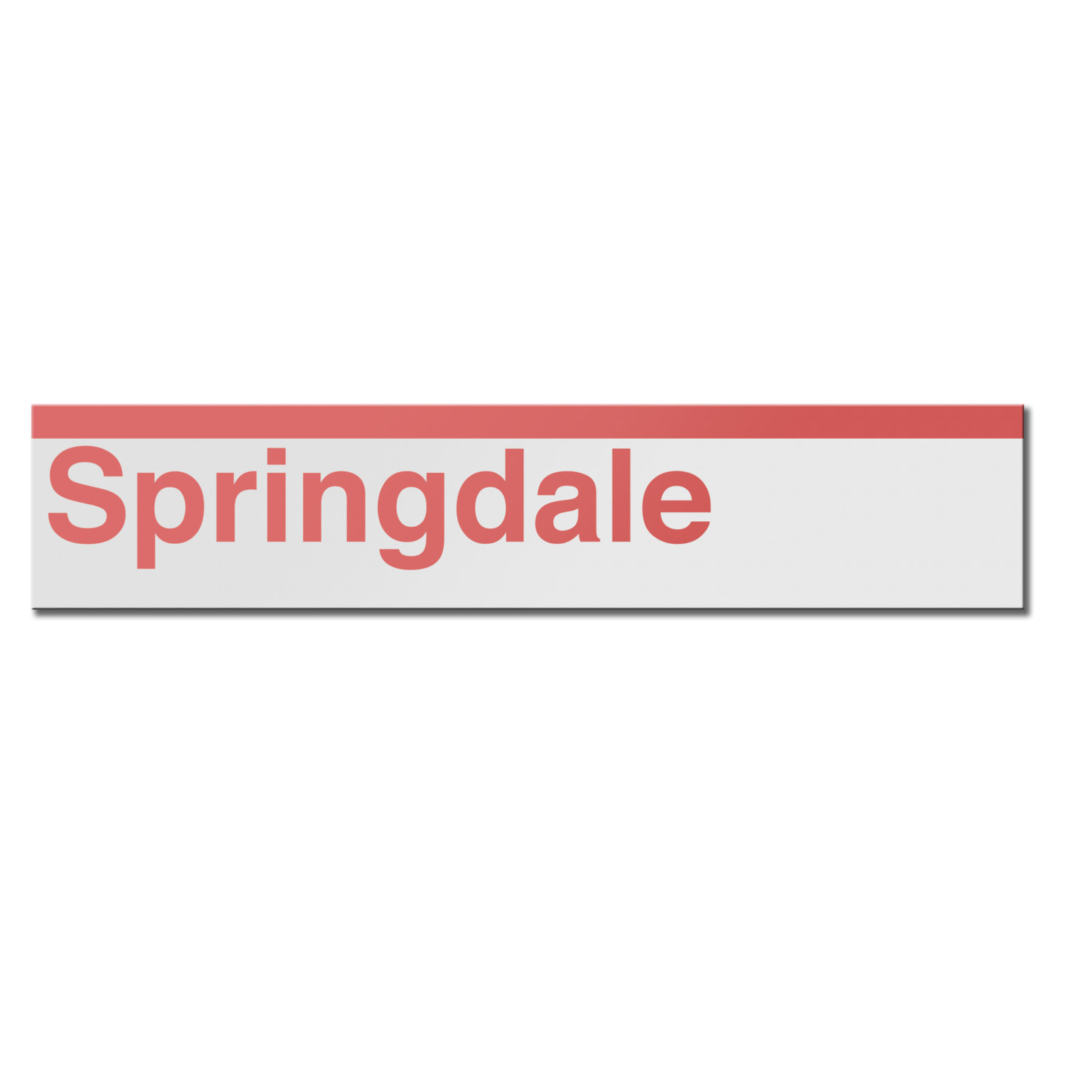 Springdale Sign