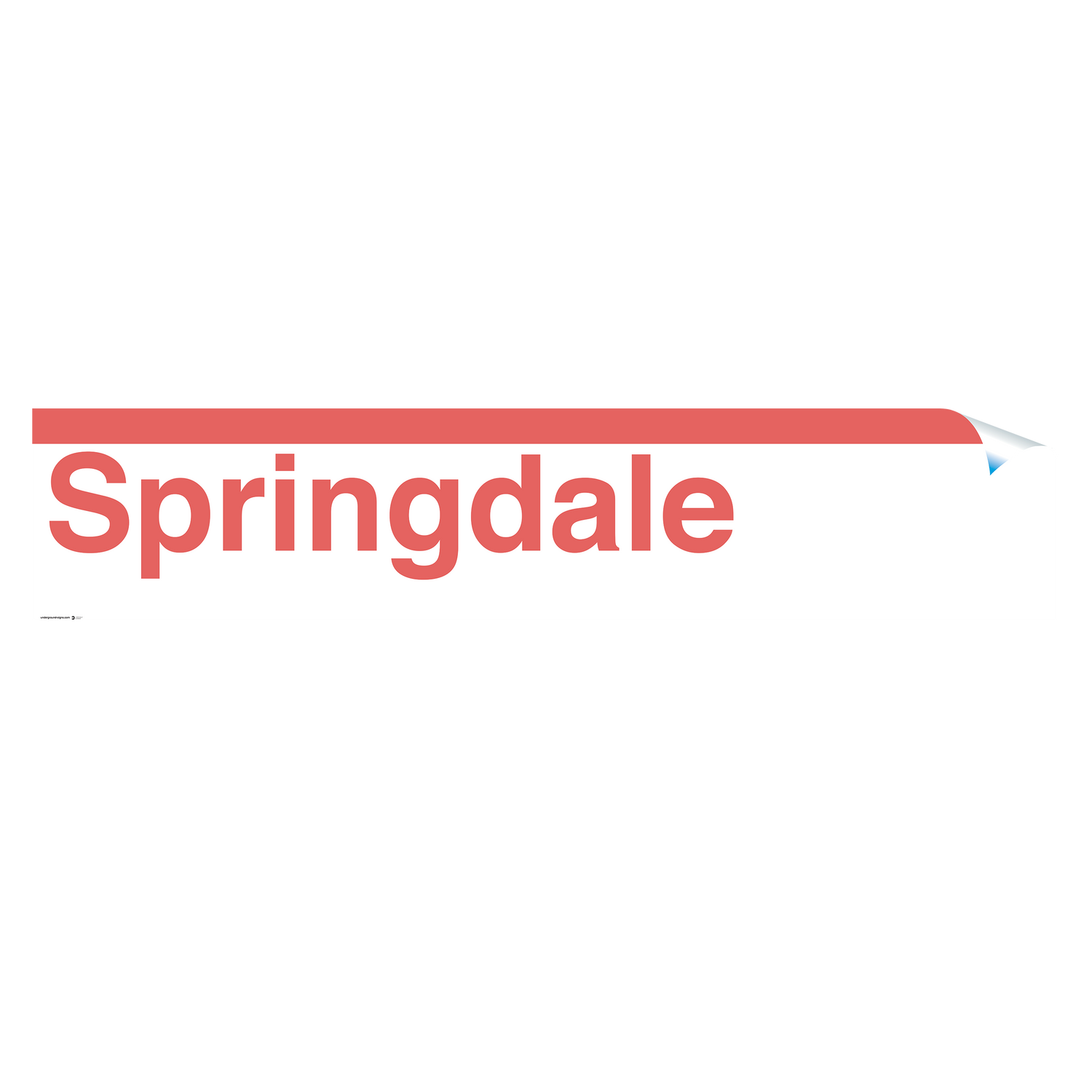 Springdale Sign