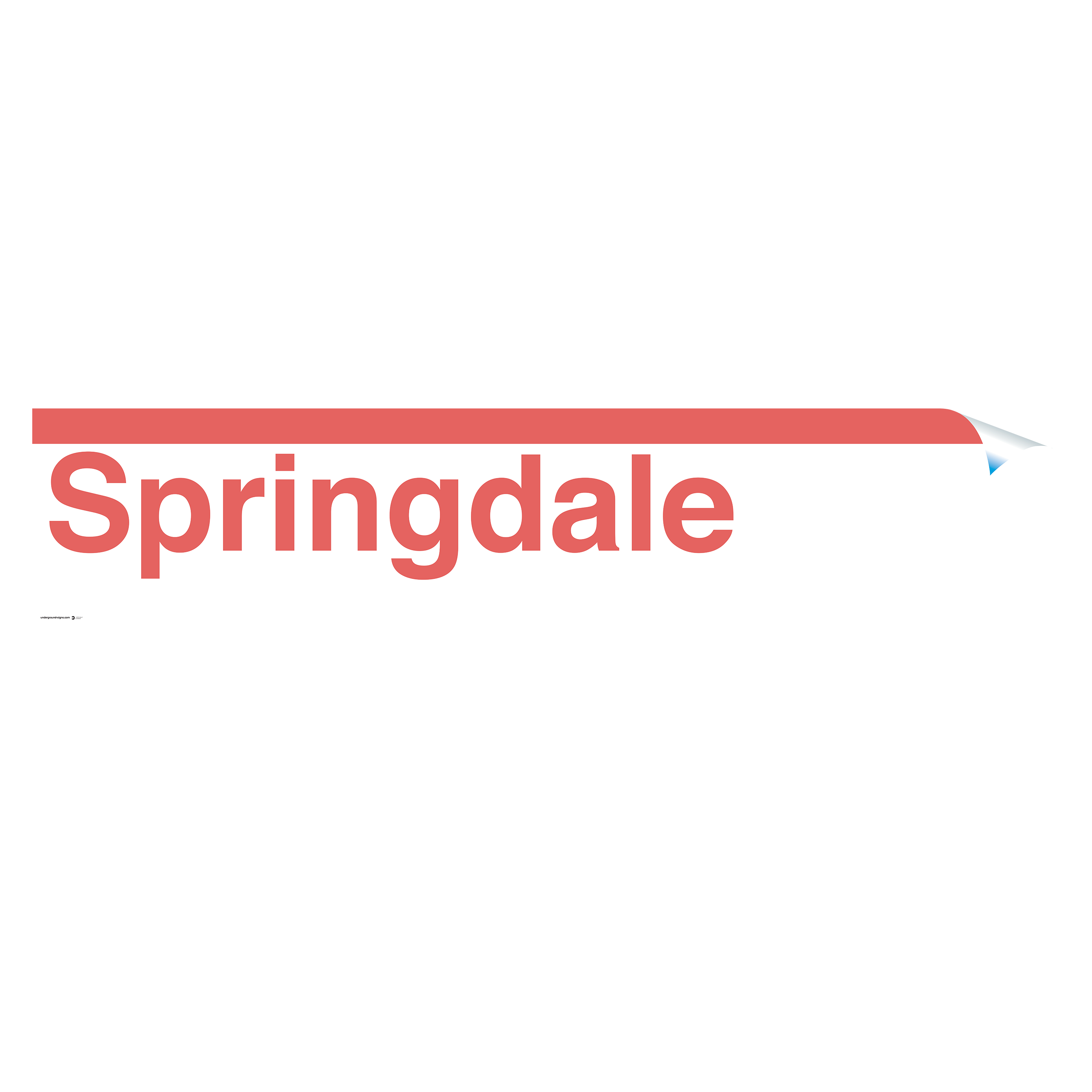 Springdale Sign