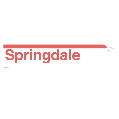 Springdale Sign