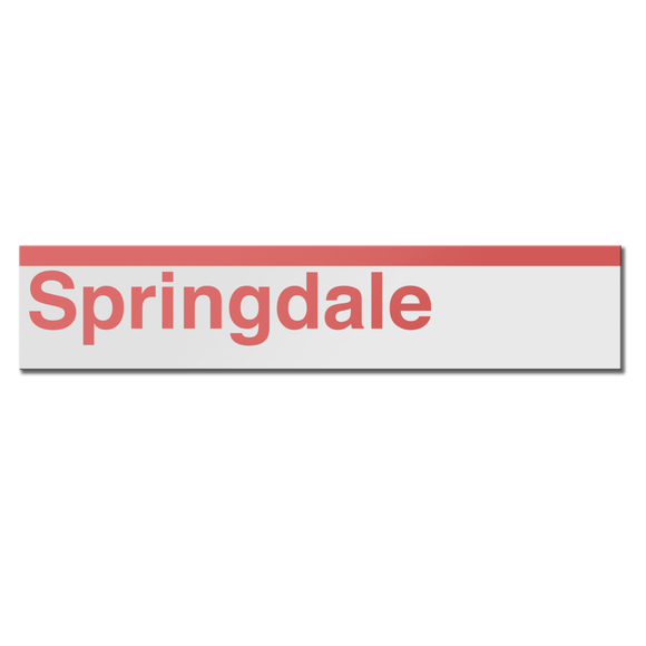 Springdale Sign