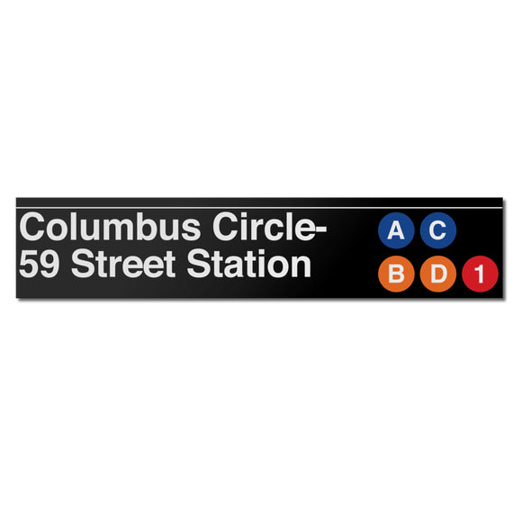 Columbus Circle / 59 Street Sign