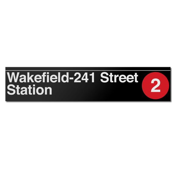 Wakefield / 241 Street Sign