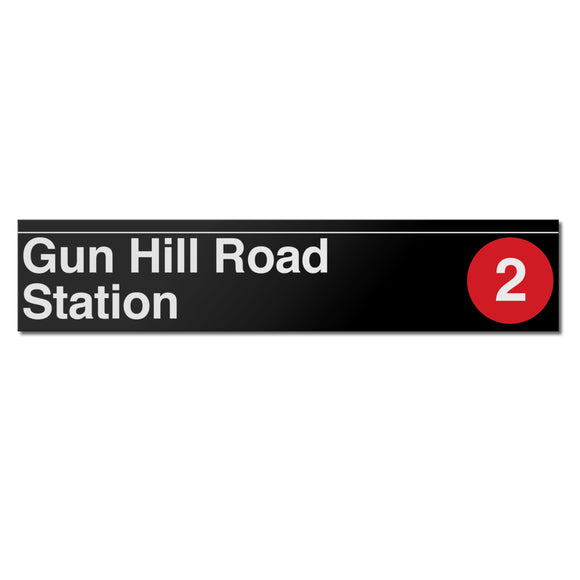 Gun Hill Road (2 5) Sign