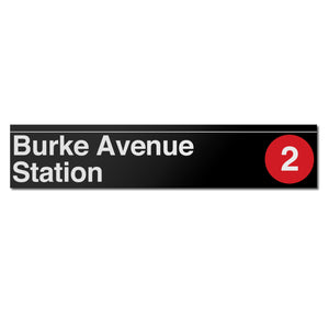 Burke Avenue Sign