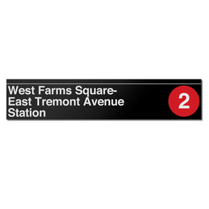 West Farms Square / East Tremont Avenue Sign
