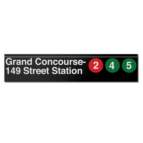 Grand Concourse / 149 Street Sign