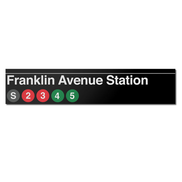 Franklin Avenue (S 2 3 4 5) Sign