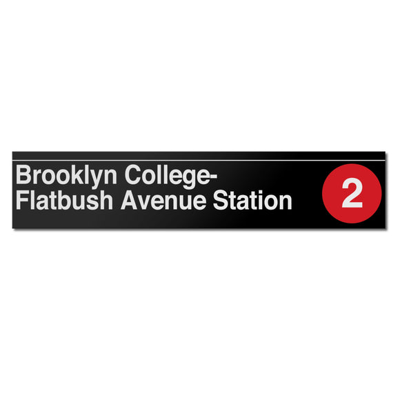Brooklyn College / Flatbush Avenue Sign