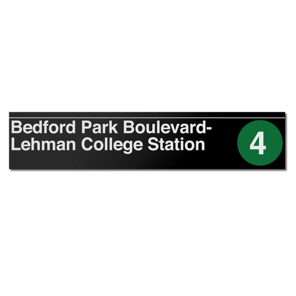 Bedford Park Boulevard / Lehman College Sign