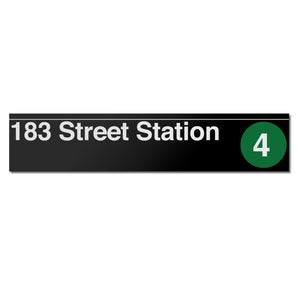 183 Street Sign