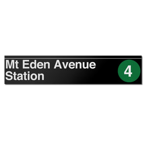 Mt Eden Avenue Sign