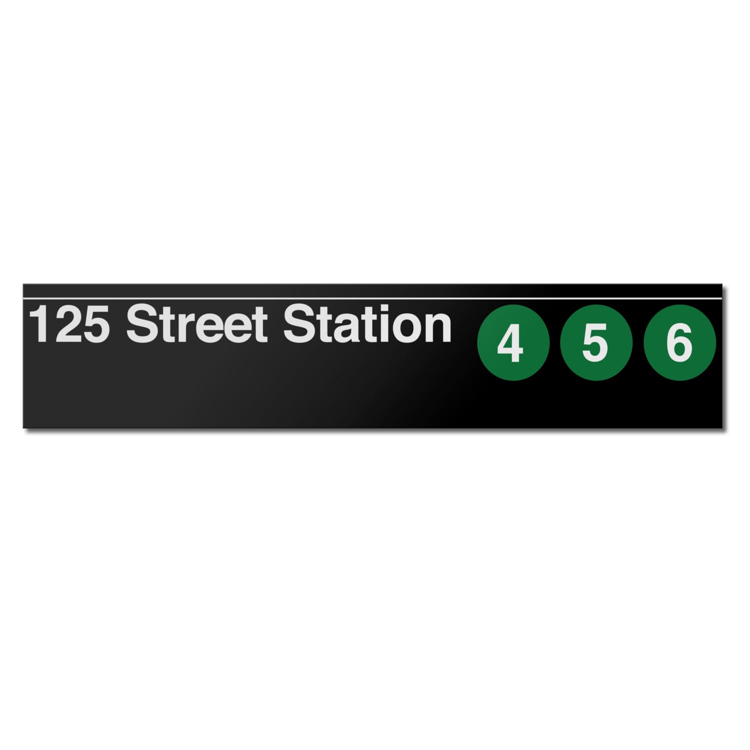 125 Street (4 5 6) Sign