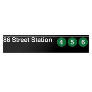 86 Street (4) Sign