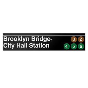 Brooklyn Bridge / City Hall Sign