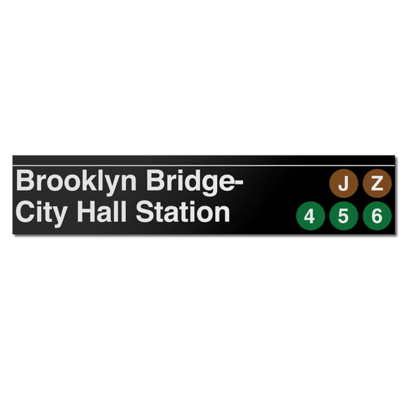 Brooklyn Bridge / City Hall Sign