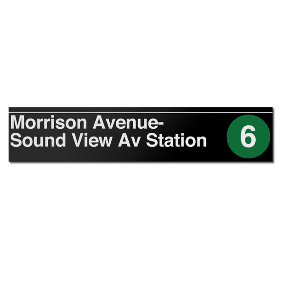 Morrison / Sound View Avenues Sign