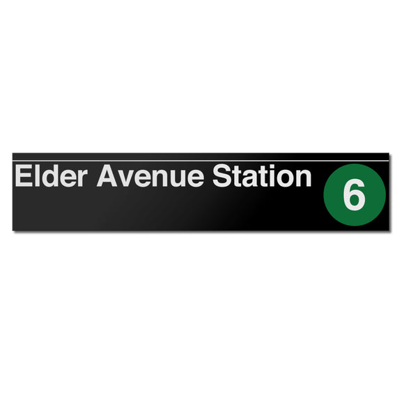 Elder Avenue Sign