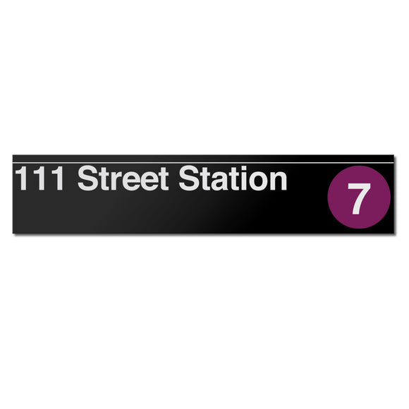 111 Street (7) Sign